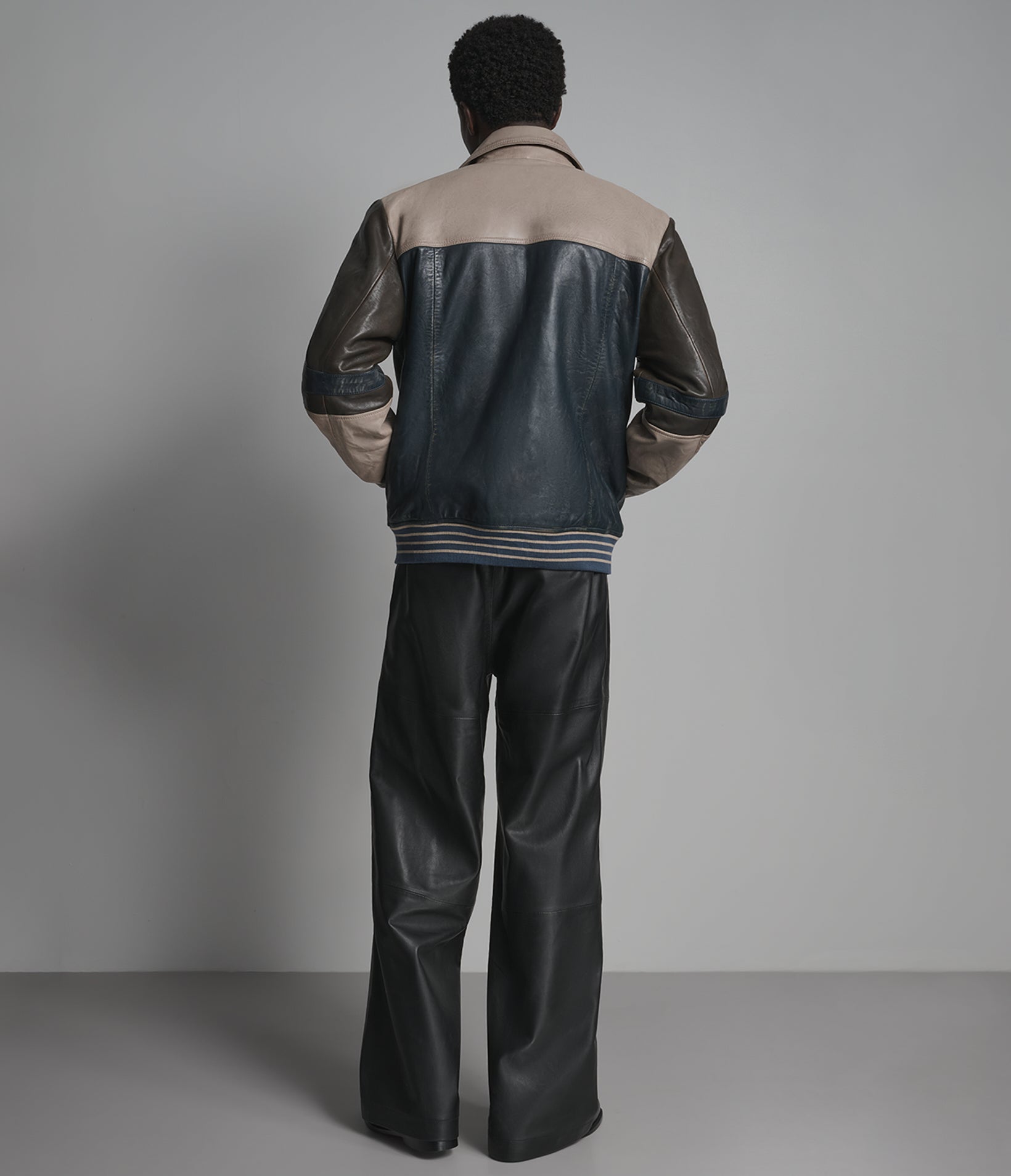 Bryson Leather Varsity Jacket | Wilsons Leather