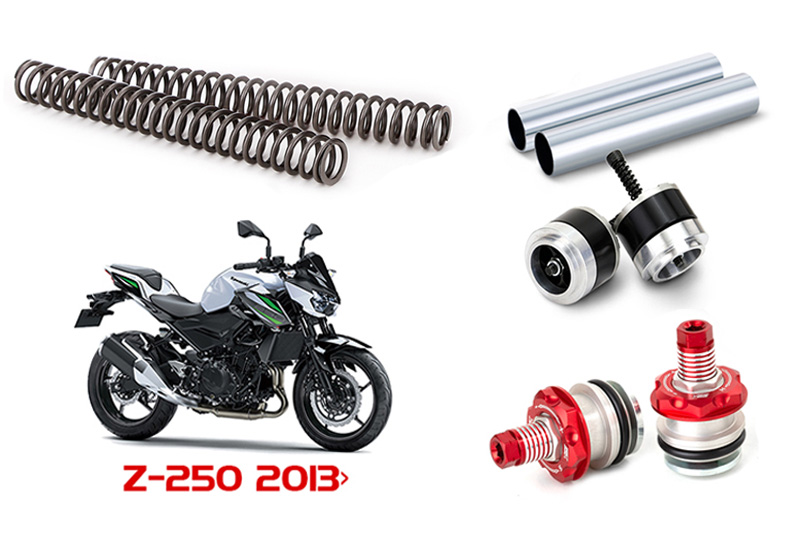 KAWASAKI Z250'13-'14のFORK UPGRADE KITを追加しました。 | NEWS