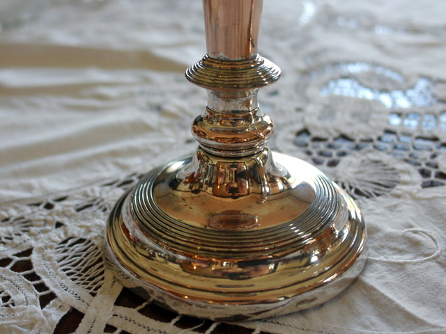 キャンドル・スタンド(ペア） シルバープレート