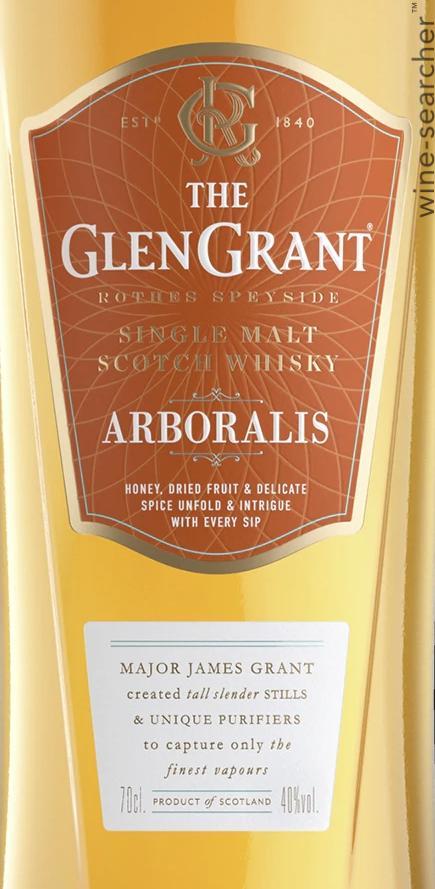 Glen Grant Arboralis Single Malt Scotch Whisky, Speyside, Scotland