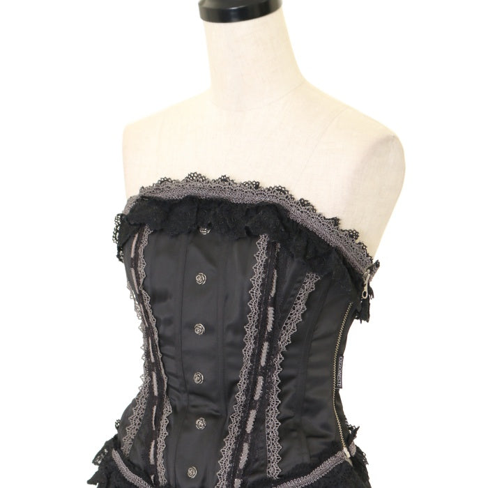 USED】ONESTE 薔薇ボタンビスチェコルセット | Ozz On | ロリータ