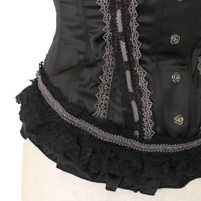 USED】ONESTE 薔薇ボタンビスチェコルセット | Ozz On | ロリータ