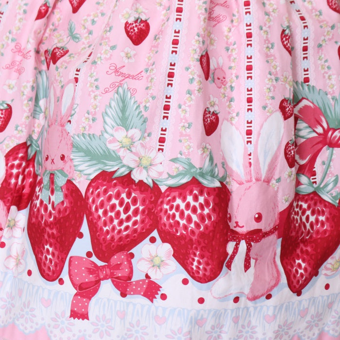 USED】Little Bunny Strawberryジャンパースカート | Angelic Pretty