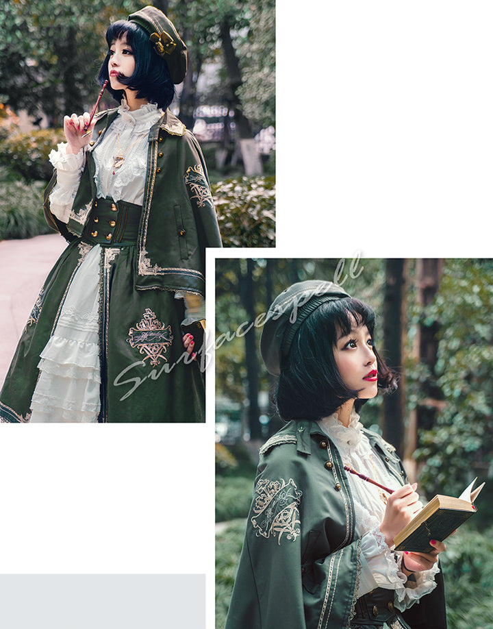 Unfinished 刺繍ケープ | Surfacespell | ロリータ ゴスロリ ゴシック