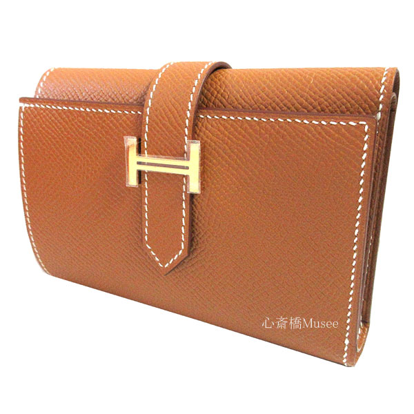 ≪ 新品 ≫ HERMES エルメス ベアン コンビネ 三つ折り ミニ財布