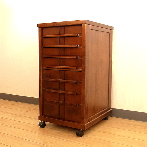 書類整理チェスト [書類整理,フラップ,サイドデスク,ワゴン,7段の収納