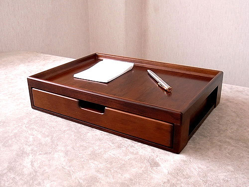 書斎ケースX [A4サイズの書類入れ,机上の整理に,忘れな盆]