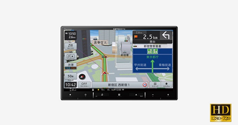 楽ナビ8シリーズ（業務用モデル）がフルモデルチェンジして遂に登場