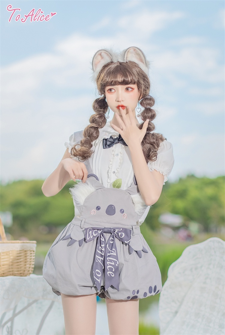 ToAlice】C6801コアラサロペットかぼちゃパンツ【本店・通販限定