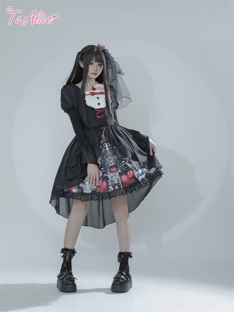 BlackShamrock】F81 DarkStrawberryPrincessワンピース【50％OFF
