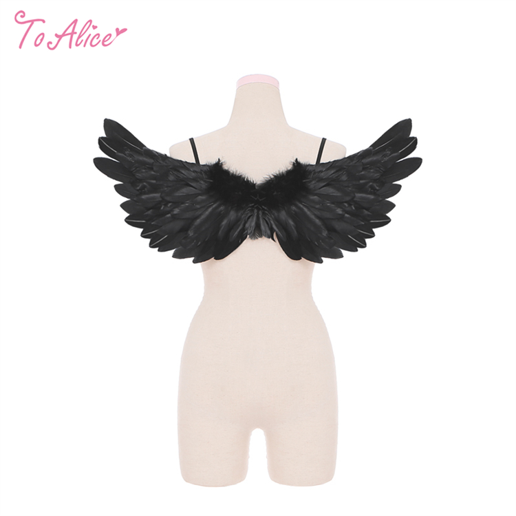 BlackShamrock】FS49黒付け羽根【50％OFF】 - To Alice