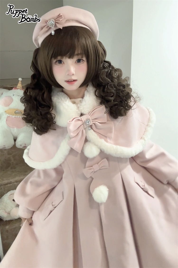 PuppetBombs】QS44 リボン×ファーベレー帽 - To Alice