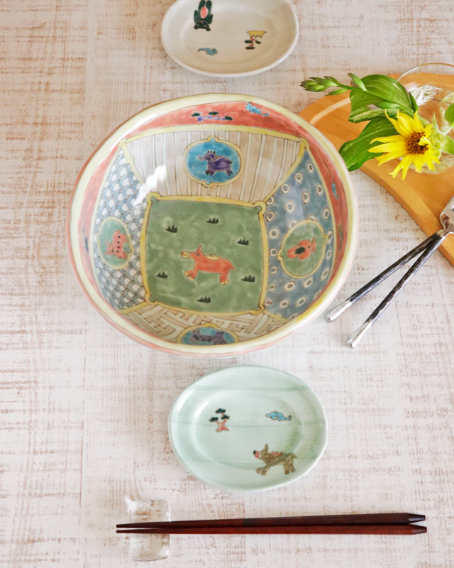 砥部焼の和食器 スギウラ工房の中鉢【砥部工房 からくさ】