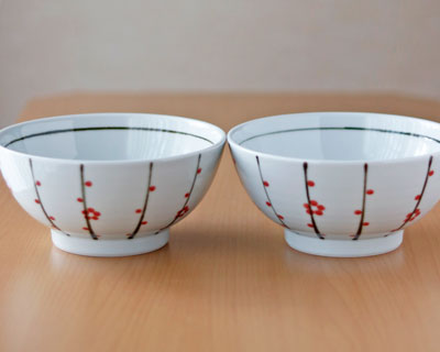 砥部焼の和食器 千山窯の丼鉢 【砥部工房 からくさ】