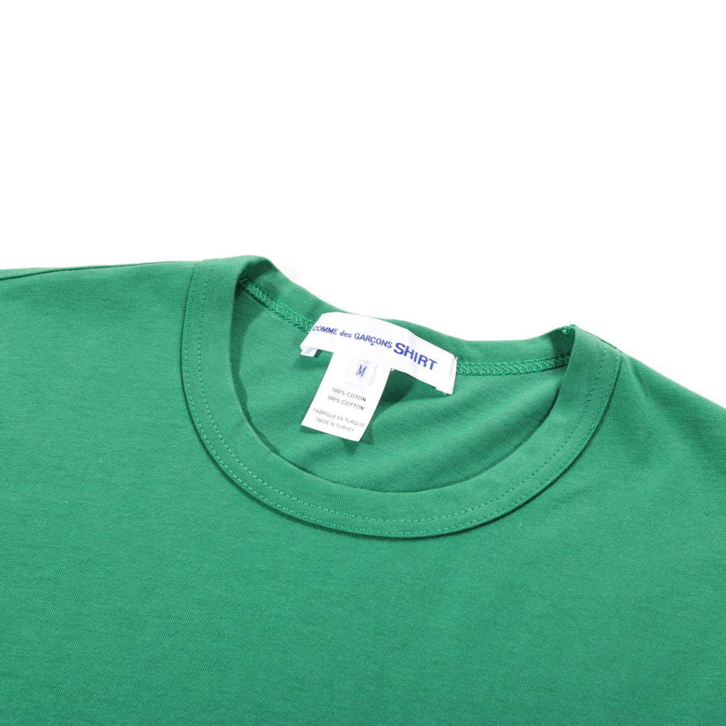COMME DES GARCONS SHIRT T015 LONG SLEEVE T-SHIRT GREEN | TODAY