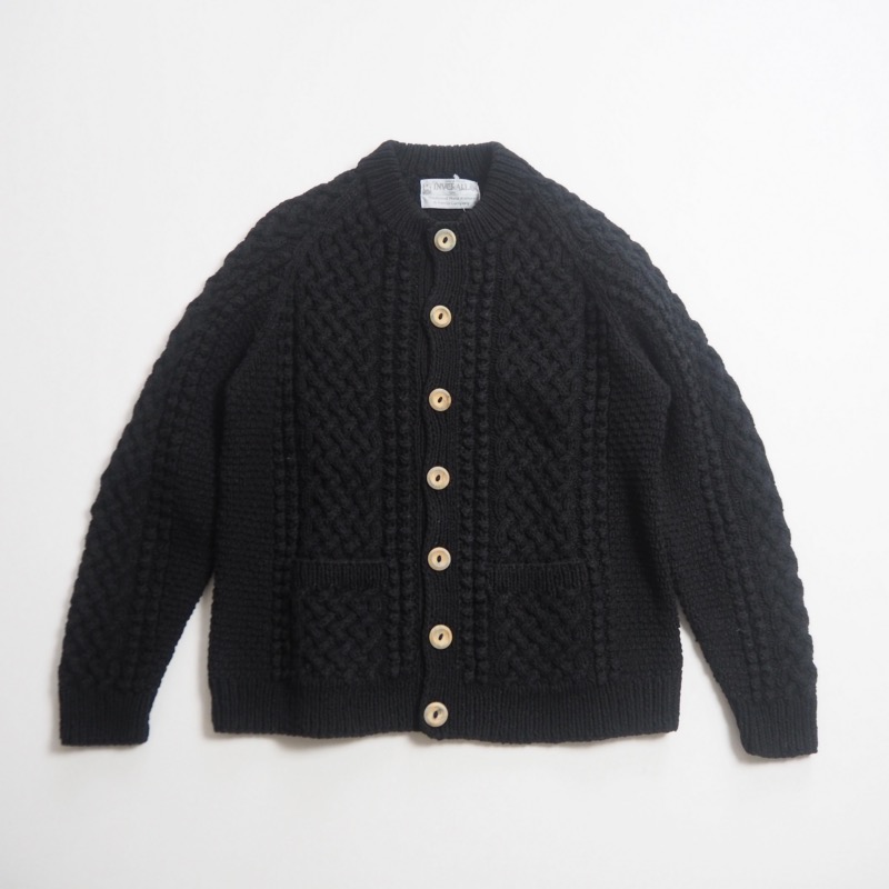 INVERALLAN インバーアラン コットンクルーネックカーディガン 4A