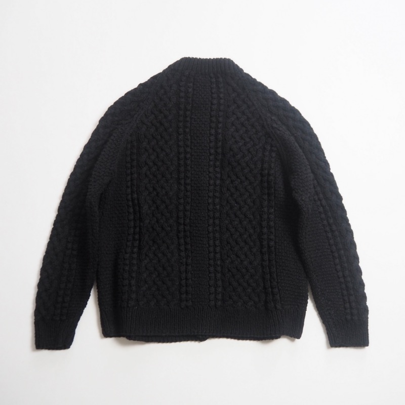 INVERALLAN インバーアラン コットンクルーネックカーディガン 4A