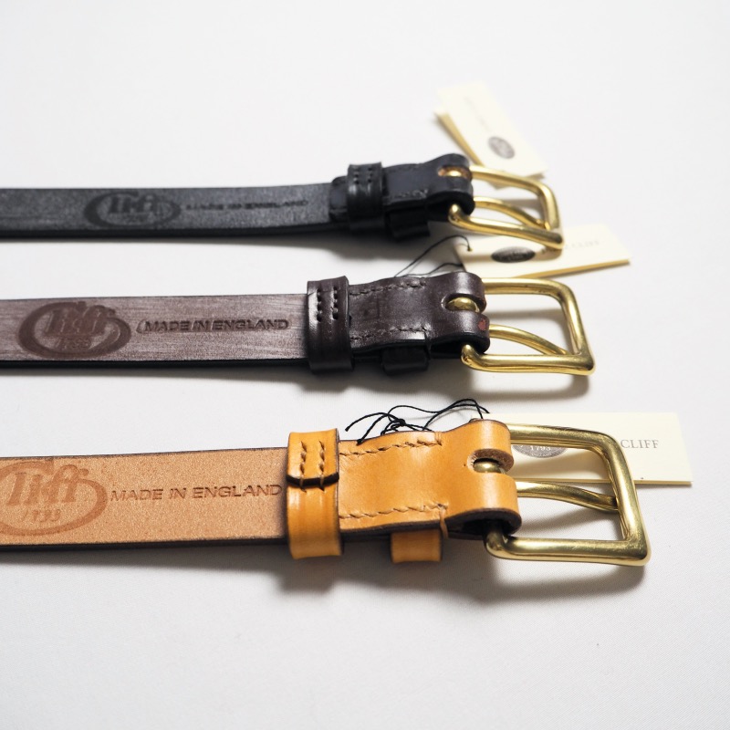 JABEZ CLIFF ジャベツクリフ ベルト STIRRUP LEATHER BELT 28mm幅 / 3
