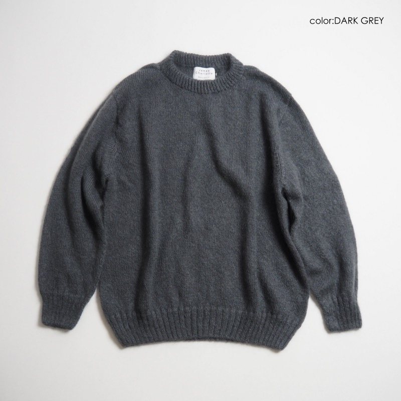 JAMES CHARLOTTE ジェームスシャルロット クルーネックモヘアセーター