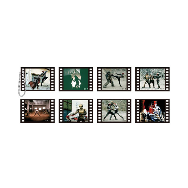 トレーディングフィルムコマ風チャームコレクション(全8種)【仮面