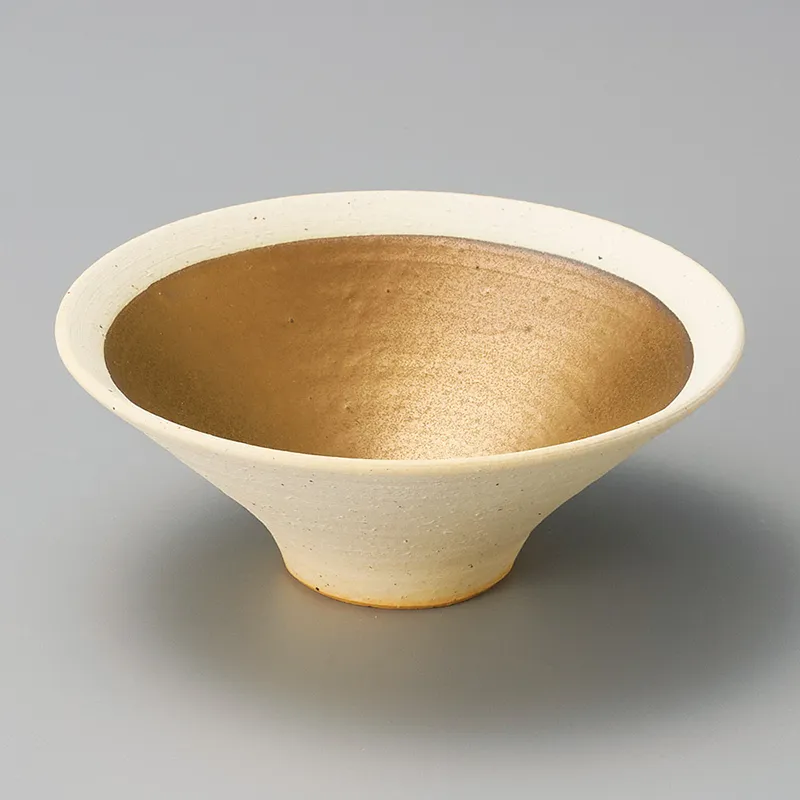 焼〆金彩5.1そり鉢（信楽焼）(和食器,鉢もの,小鉢)|食器通販の陶磁庵