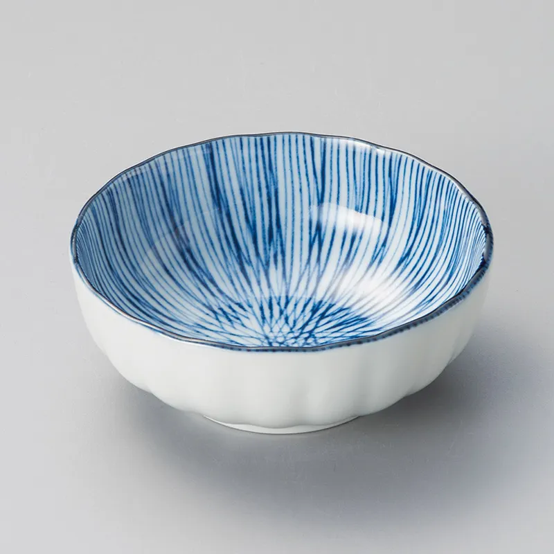 古染山水平盃(徳利・盃)|食器通販の陶磁庵