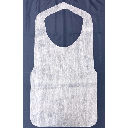 飲食店向けの使い捨て紙エプロンです。不織布で高級感を演出いたします