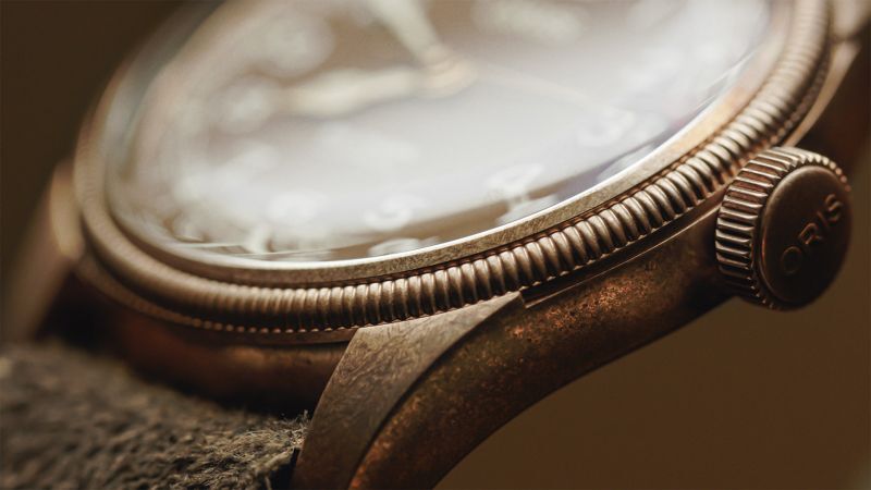 時計の上月 腕時計 オリス ORIS ビッグクラウン ポインターデイト 機械