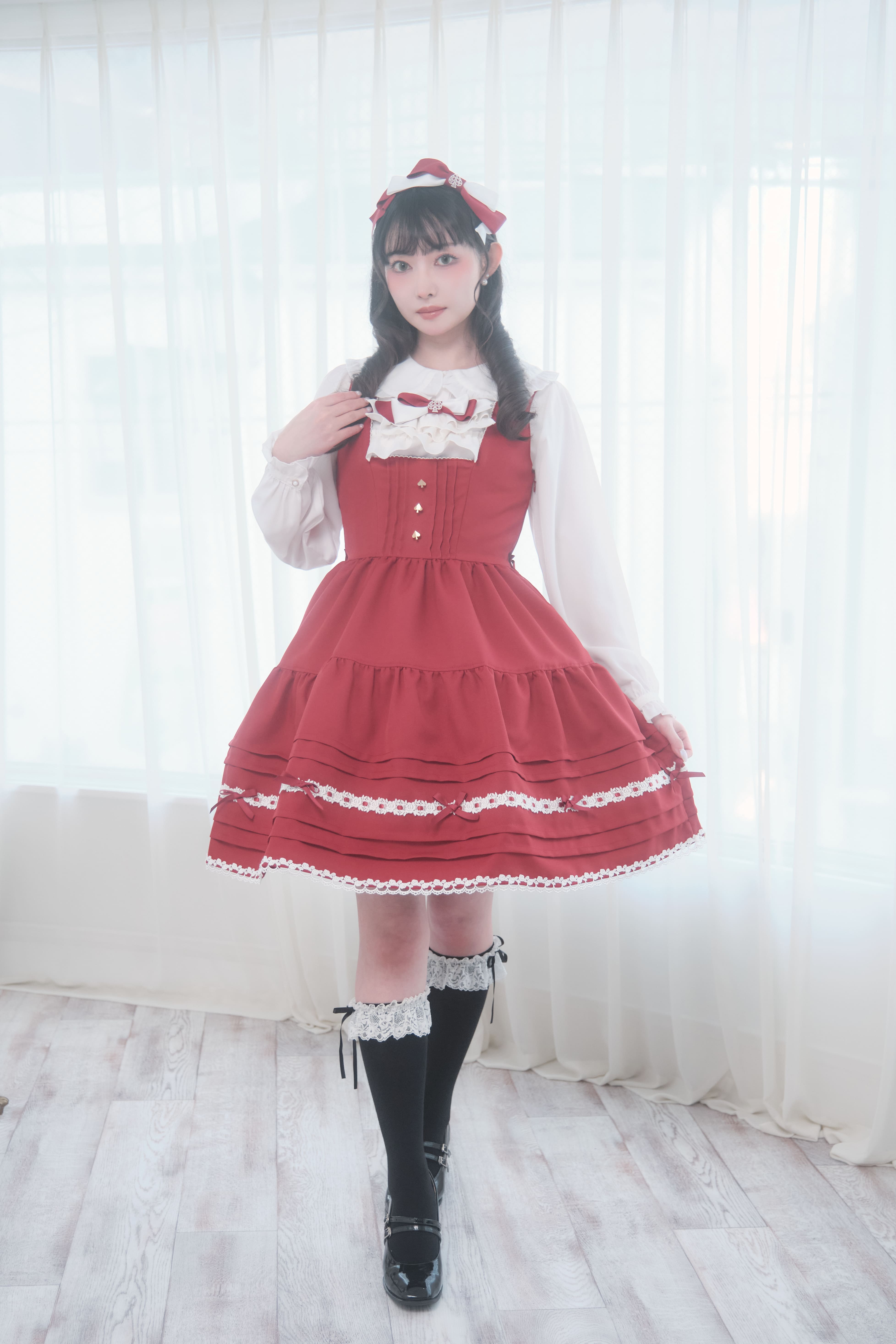 Ace of Spaedsジャンパースカート 赤｜東京ロリィタ-TOKYO LOLITA