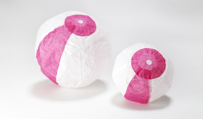 紙風船 絵手紙 : 東京キッチュ ユニークな和雑貨土産の通販サイト