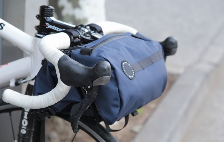 新品】FAIRWEATHER ハンドルバーバッグ ネイビー 今日はここにも寄り道