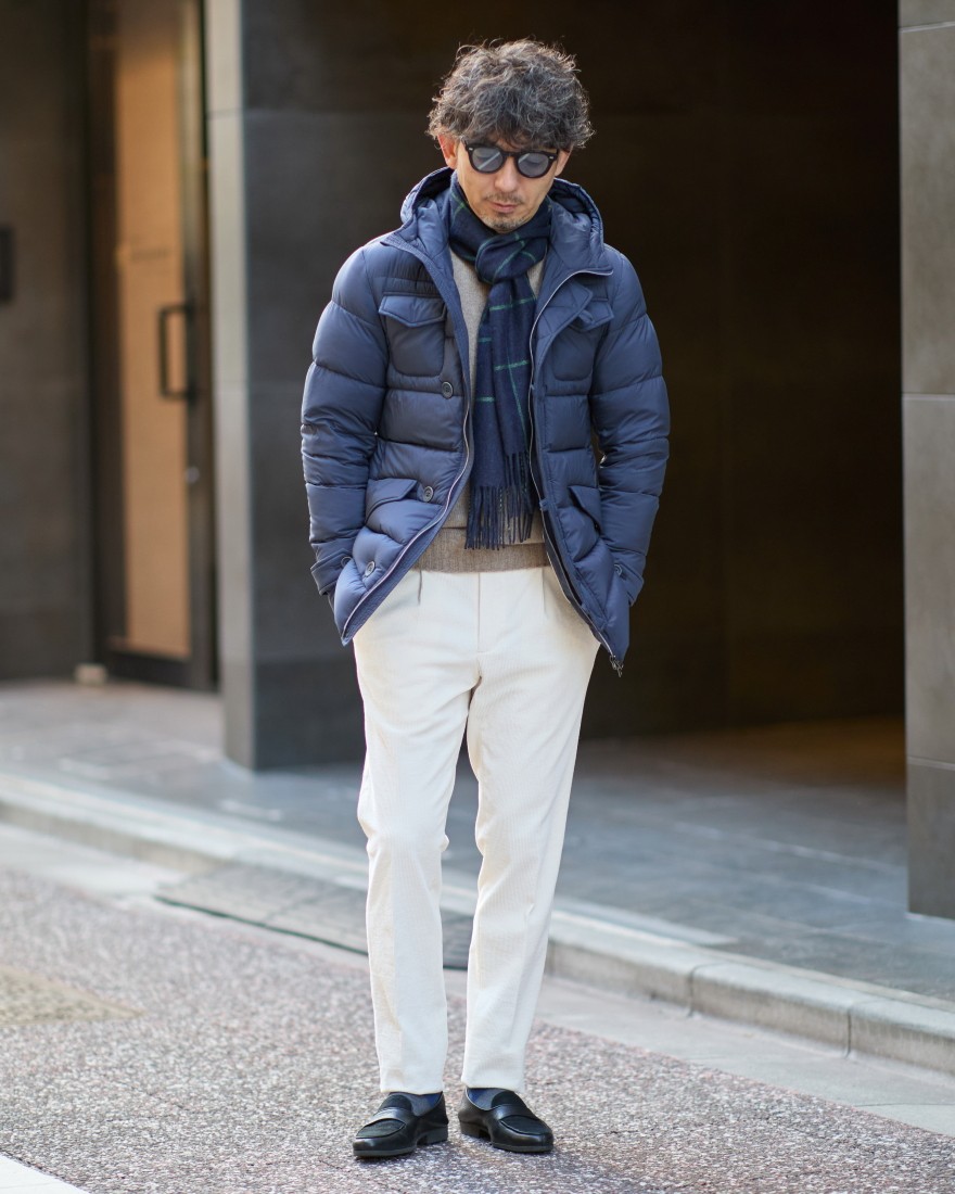 ウインドウペーン シルクカシミヤ ストール｜PIACENZA（ピアチェンツァ