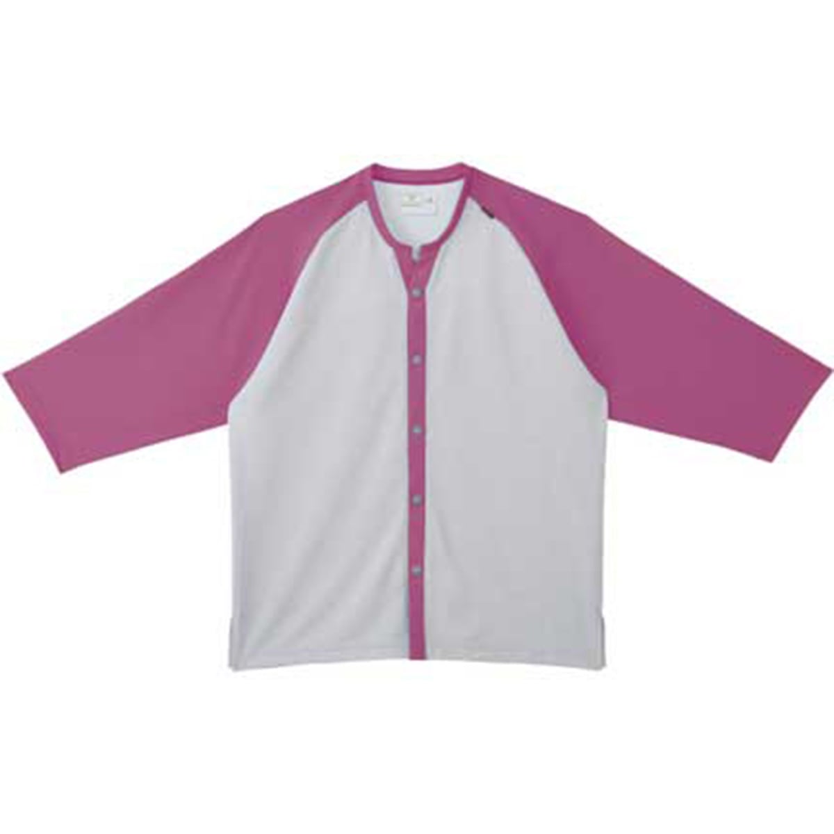 キラク入院用パジャマ・リハビリに最適 前開きやわらかニットシャツ