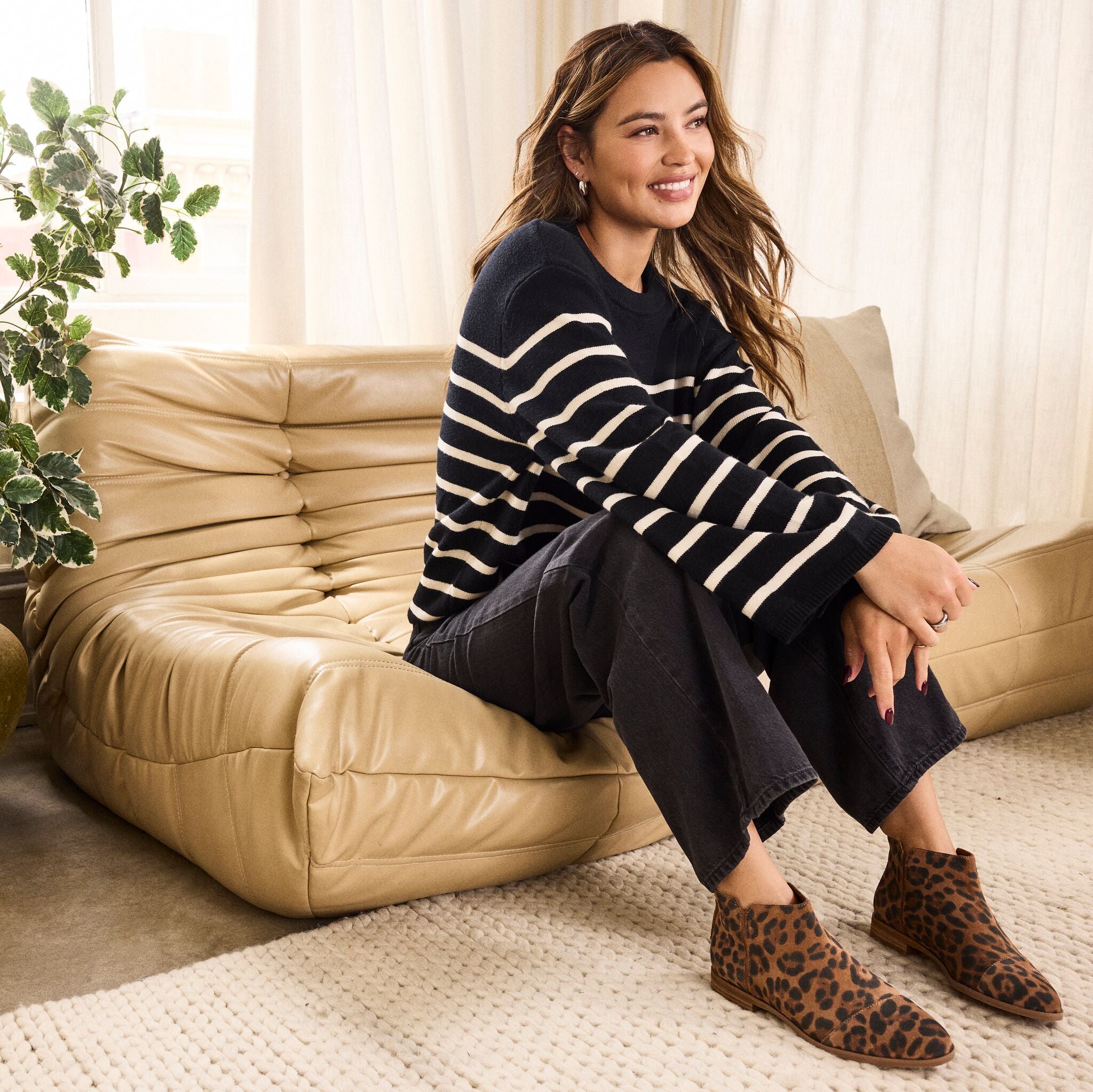 Womens Rylie Ankle Boot Brown Sugar Leopard Suede – TOMS.com