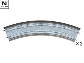 複線カーブレールDC391・354-45(F)(2本セット) ｜製品情報｜製品検索