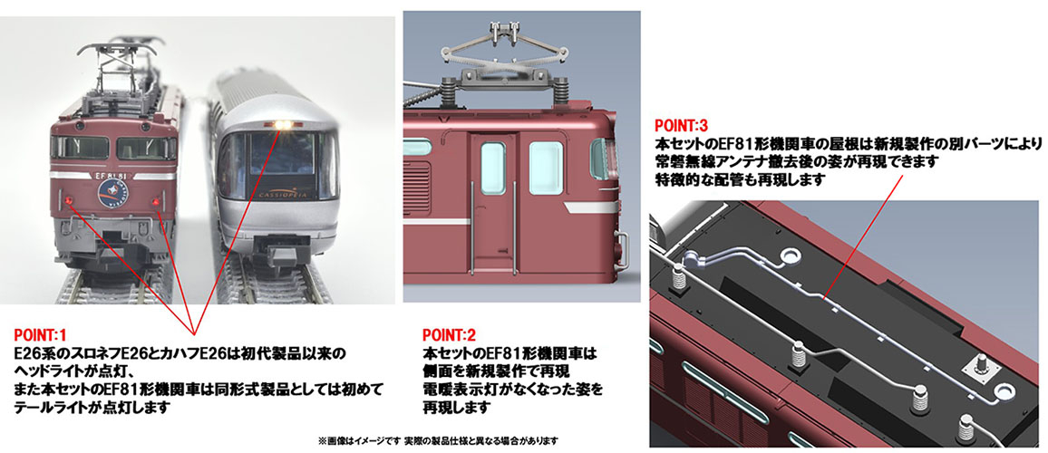 特別企画品 JR E26系「さよならカシオペア」セット｜製品情報｜製品
