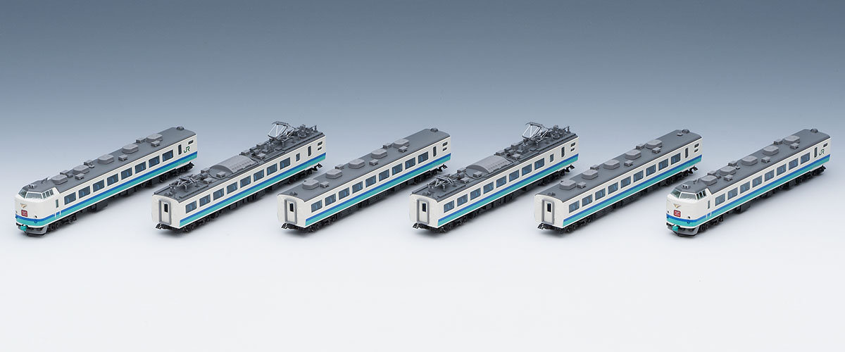 JR 485系特急電車(上沼垂運転区・T5編成・はくたか)基本セット｜製品