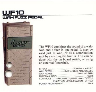 TONEHOME - the World of Vintage Guitar Effects Pedals - WF10 Wah Fuzz