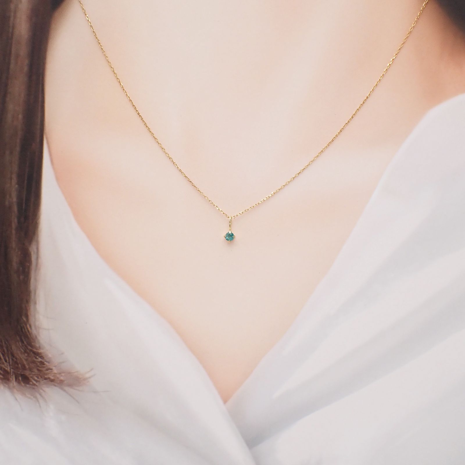 ◇K18 Petitデザイン限定品◇一粒石ジュエリー | グランディディエ