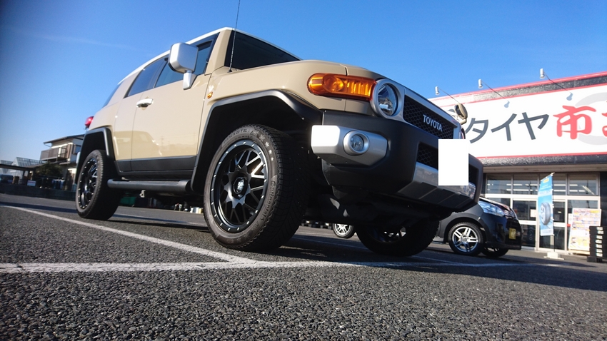 FJクルーザーに20インチアルミセット！｜タイヤ市場花園インター店