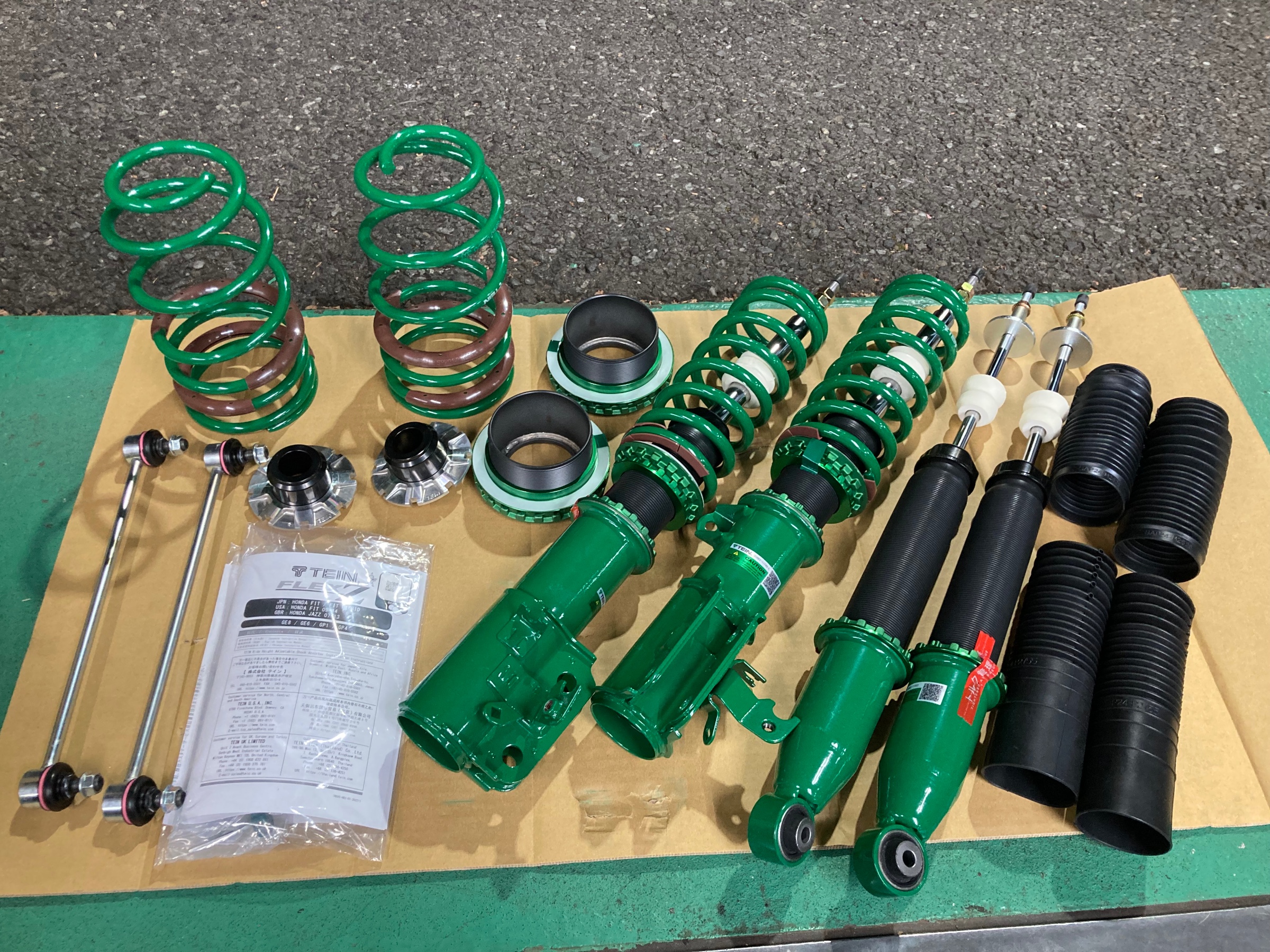 ホンダ・フィットRS・GE8】TEIN車高調で足回りリフレッシュ＆EDFC