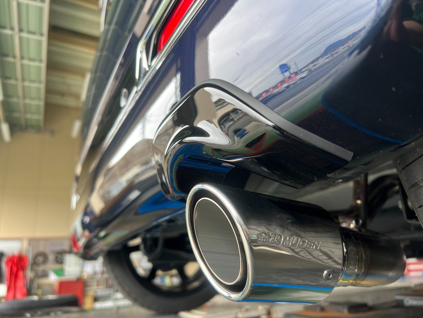 JG3 N-ONEに無限スポーツエキゾーストシステム装着！ | 店舗おススメ