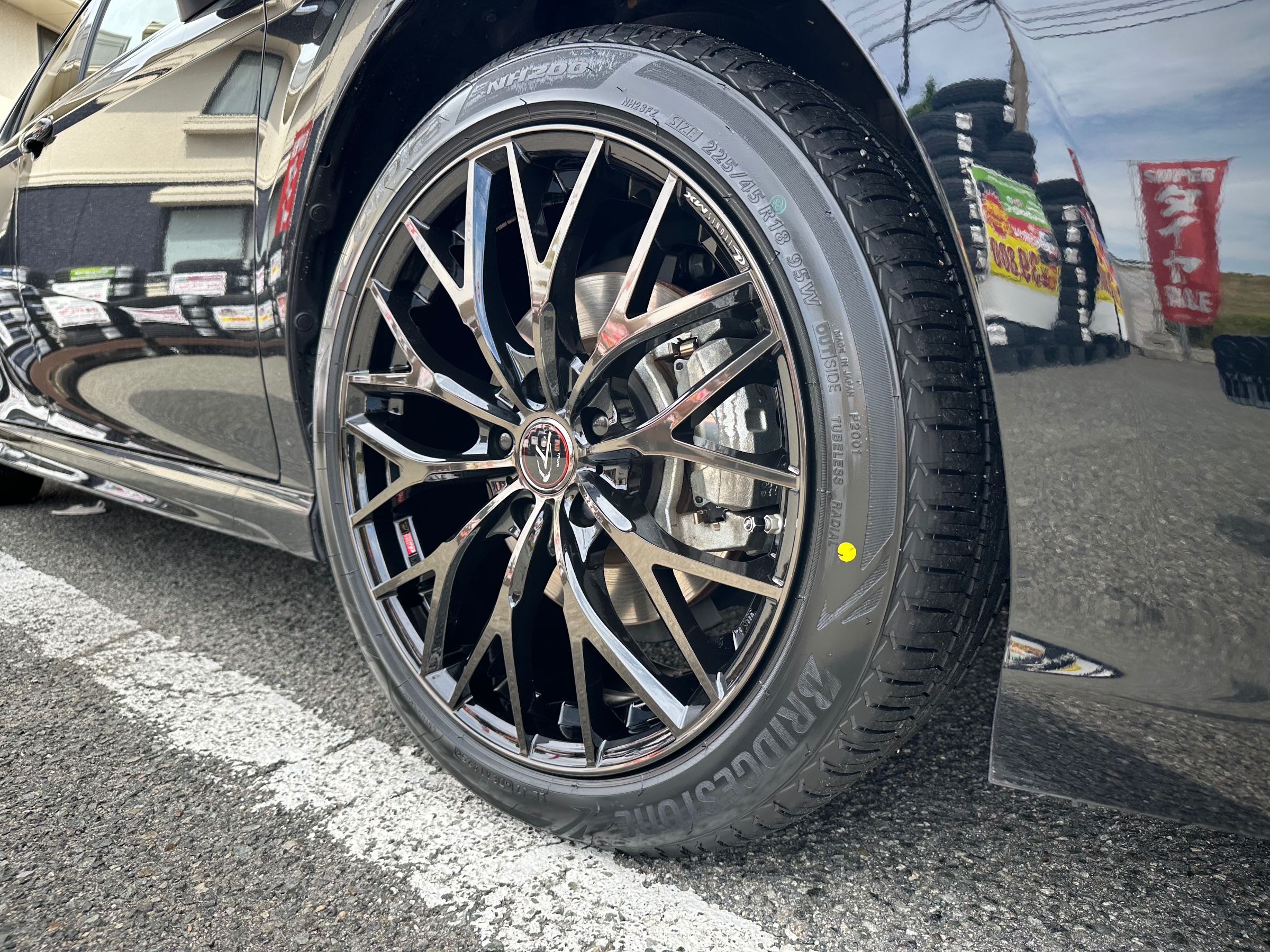 weds LEONIS MX PBMC/TIカラー【カムリ AXVH70】装着☆ | 店舗おススメ