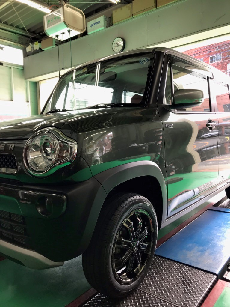 スズキ ハスラー バドックス ロクサーニ バトルシップ4 15インチ取付