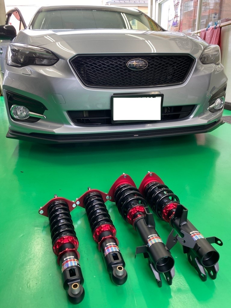 スバル インプレッサG4（GK7） ブリッツ車高調 DAMPER ZZ-R 取付