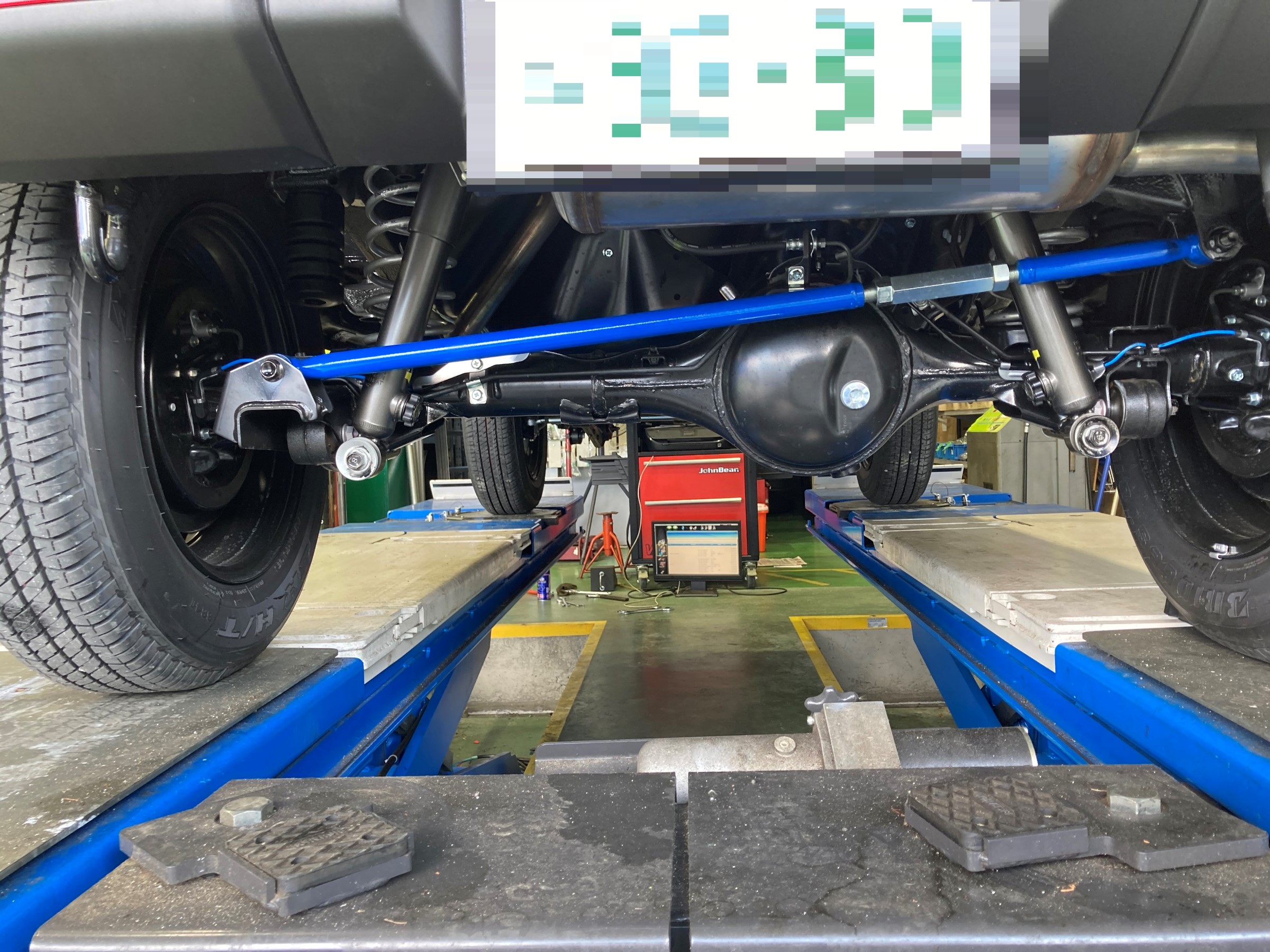 JA64Wジムニー アライメント＆ラテラルロッド調整 | 店舗おススメ情報