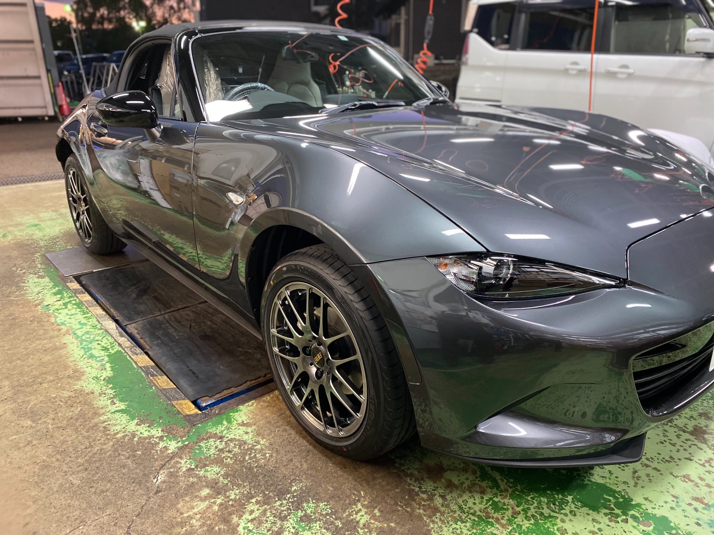 マツダ NDロードスター BBS RE-L2 アルミホイール交換 | 店舗おススメ