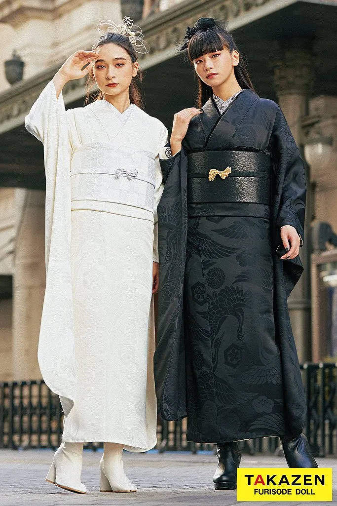 シンプルなデザインが今ドキでオシャレ❤ヴィンテージコーデ✨｜成人式