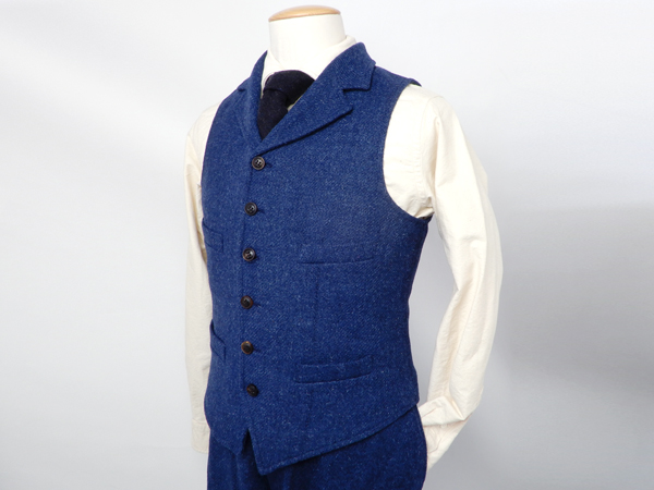 MALLORY VEST - HARRIS TWEED / マロリーベスト - ハリスツイード