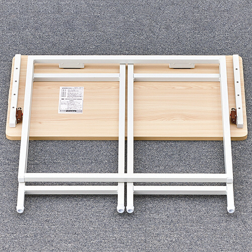 たのめーる】YAMAZEN パタパタデスク 幅800×奥行400×高さ700mm ウッド